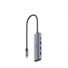 CUDY UH405 5-in-1 USB-C centrmezgls ar HDMI 4K