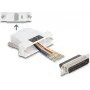 DeLOCK D-Sub 25 kontaktu ligzda uz RJ45 ligzdu komplekts, balts VGA RJ-45