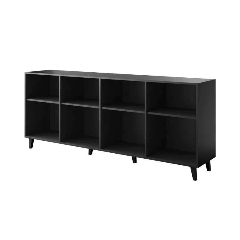 Kumode Cama Meble ETNA 2000×420×820 mm, melna matēta, skaidu plāksne