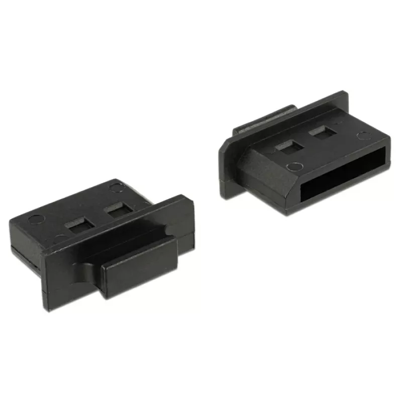 Ligzdas aizsargvāciņš DeLOCK 64025 Displayport melns