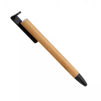 Pildspalva ar irbuli un statīvu FIXED FIXPEN-BA Bamboo — 3-in-1 pildspalva, skārienjūtīgais irbulis un iebūvēts galda statīvs