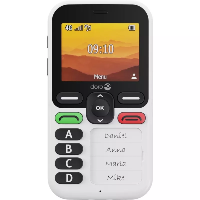 Viedtālrunis Doro Leva X10 2,4 collas 1150 mAh grafīts