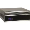 PC korpuss INTER-TECH S21 melns/sudraba ATX atbalsts 6 ventilatoriem