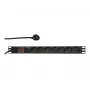 Pārsprieguma aizsargs LogiLink PDU7C01 Melns 7 maiņstrāvas rozetes 230 V 2 m