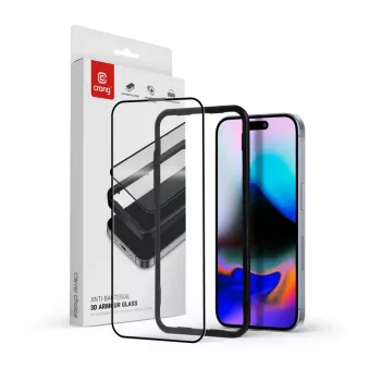 Rūdīts stikls 9H Pilna līme iPhone 16 Pro