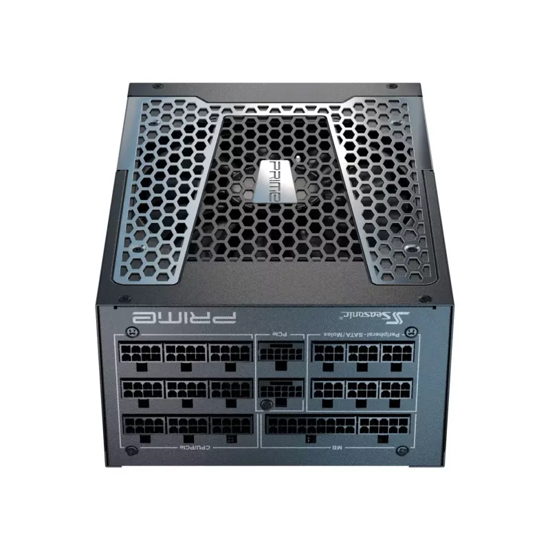 Seasonic Prime PX-2200 barošanas bloks, 80 PLUS Platinum, pilnībā modulārs, ATX 3.1, PCIe 5.1 - 2 200 vati