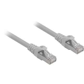 komutācijas kabelis RJ45 Cat.6a SFTP (pelēks, 1 metrs, LSOH (bez halogēna))