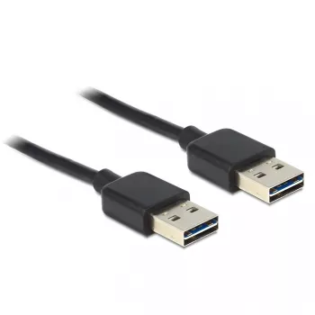 USB kabelis DeLOCK 85556 USB 2.0 2 m Melns