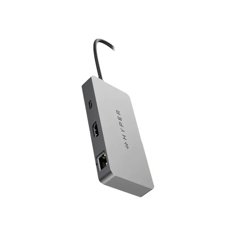 HYPER HDMB2 interfeisa centrs USB 3.2 Gen 1 (3.1 Gen 1) Type-C 5000 Mbit/s Nerūsējošais tērauds