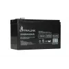 Hermētiska svina-skābes (VRLA) baterija 12V 9Ah Extralink – AGM, 1 gab., melna