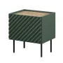 Naktsgaldiņu komplekts cama meble ONDA 2 gab. 50×40×A54 cm, zaļš, MDF/skaidu plātne, 16 mm rāmis