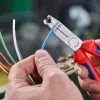 Knaibles Knipex 13 42 165, maksimālais caurules diametrs 1,3 cm, roktura materiāls: plastmasa