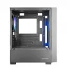 PC Case TACENS Mars Gaming MC-VORTEX Mini Tower Mini-ITX/Micro-ATX Temperēts stikls Melns, 3x120mm, 27.3 cm GPU, 162 mm CPU dzesētājs