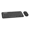 Logitech Pebble 2 Combo for Mac bezvadu tastatūra un pele QWERTZ vācu Graphite