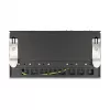 Ielāpu panelis DELOCK Mini Desktop RJ45 8 portu Cat.6A ekranēts melns galda, sienas vai DIN sliedes montāžai