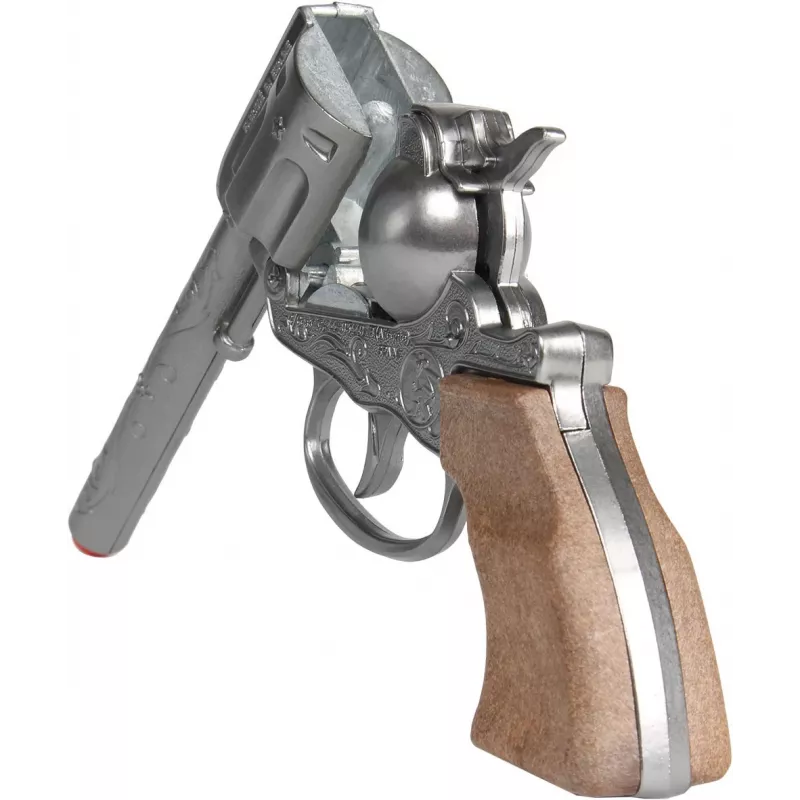 Rotaļlietu metāla kovboja revolveris Gonher 8-šāvienu modelis 239842