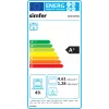 Gāzes plīts SIMFER 4401SGRBB.1 ar gāzes plīts virsmu un gāzes krāsni, platums 50 cm, dziļums 55 cm, energoefektivitātes klase A+