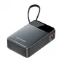 Pārnēsājams ārējais akumulators Vention FHYB0 20000mAh 65W, 2× USB-C, 1× USB-A, melns