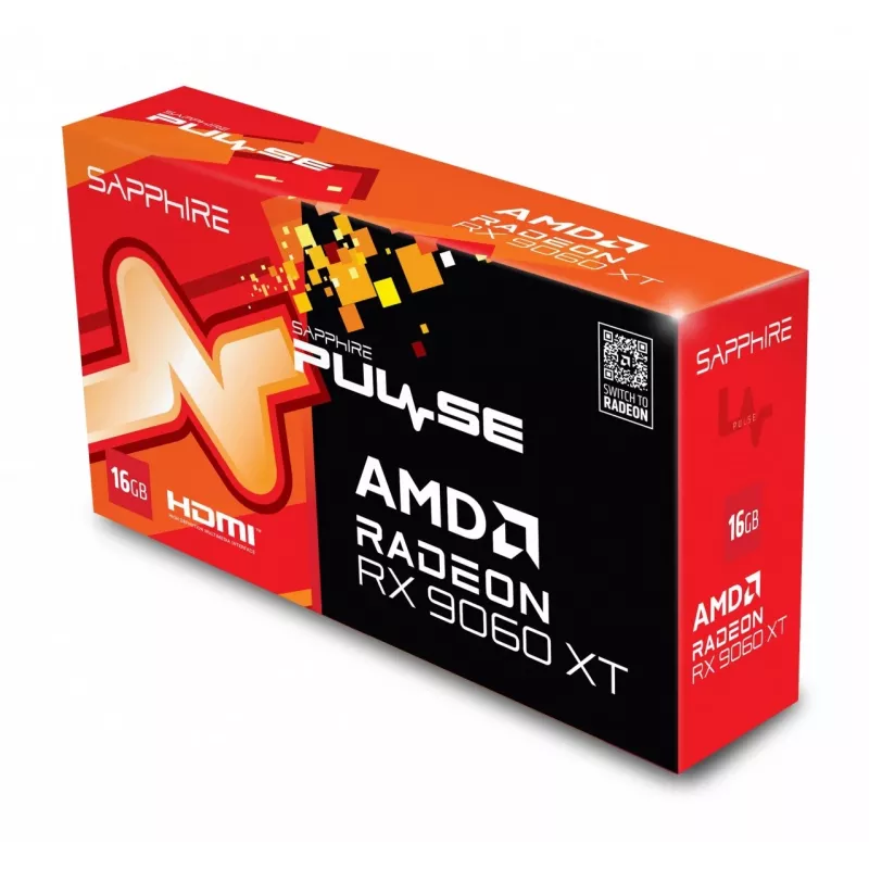 SAPPHIRE PULSE Radeon RX 9060 XT 16GB grafikas karte
