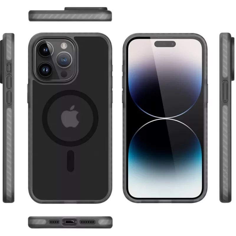 StyleShell Invisio, Phone Case Melns, iPhone 16 Pro Max