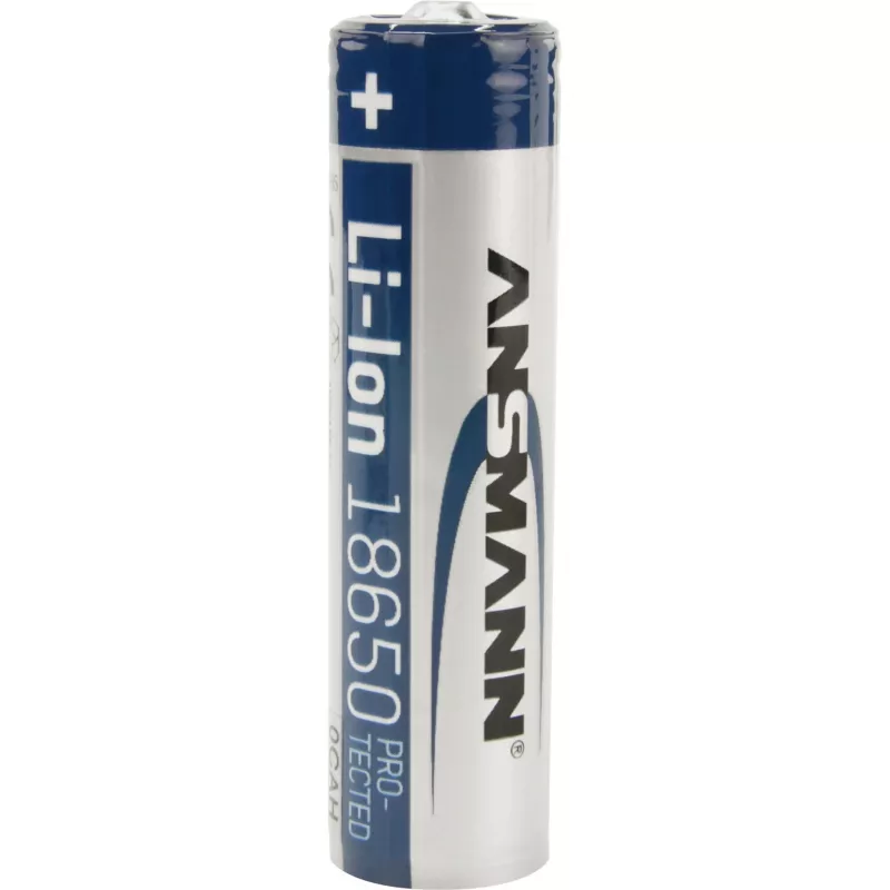 ANSMANN - akumulators 18650 - litija jonu - 2600 mAh - 9,36 Wh - sudrabains (1307-0000)