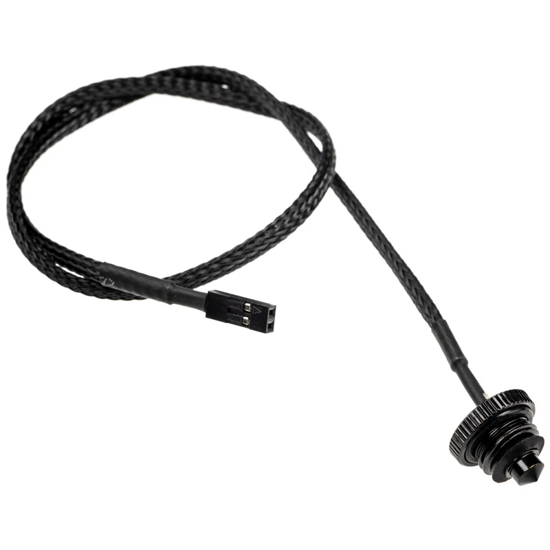 Temperatūras sensors Alphacool 17596 misiņa melns 18mm dziļums 17mm augstums