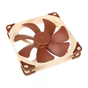 Noctua NF-A14 FLX 140 mm korpusa ventilators, 25 mm biezums, 900–1200 apgr./min, 115.5 m³/h gaisa plūsma, 13.8–19.2 dB