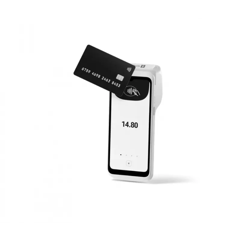 Maksājumu terminālis SumUp Payment Terminal, ražotājs SumUp, rokas karšu lasītājs (modelis RDR-SAT-009)