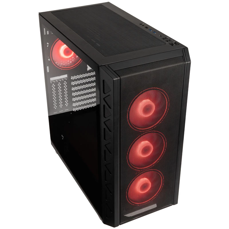 PC korpuss Kolink Citadel Mesh ATX ARGB Midi-Tower – melns, ATX mid-tower formas faktors