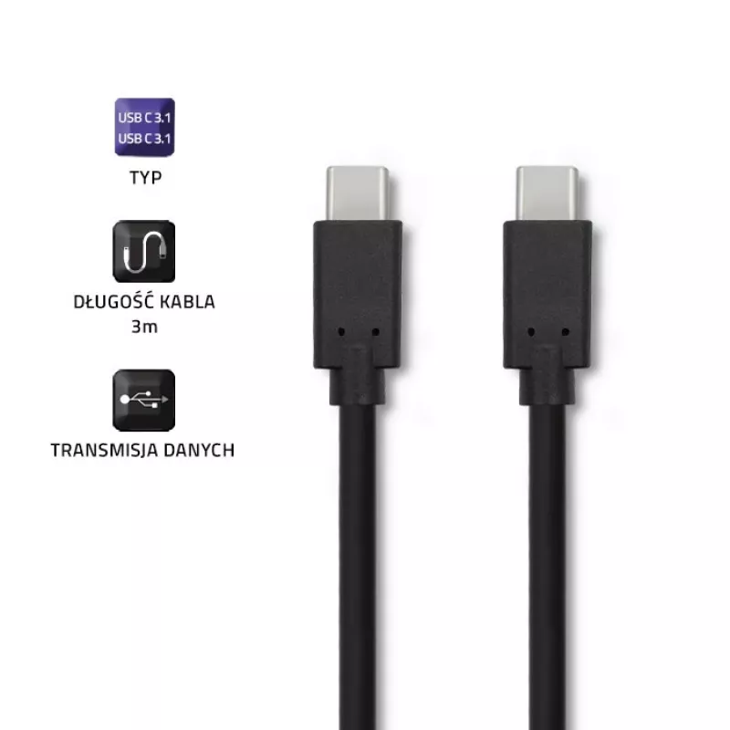 USB 3.1 Type-C vīriešu USB 3.1 Type-C vīriešu