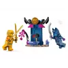 LEGO NINJAGO Arina kaujas meha darbības figūra, nindzju rotaļlieta 4+ gadus veciem zēniem, meitenēm un bērniem, Dragons Rising komplekts ar Arina minifigūru un mini Katu