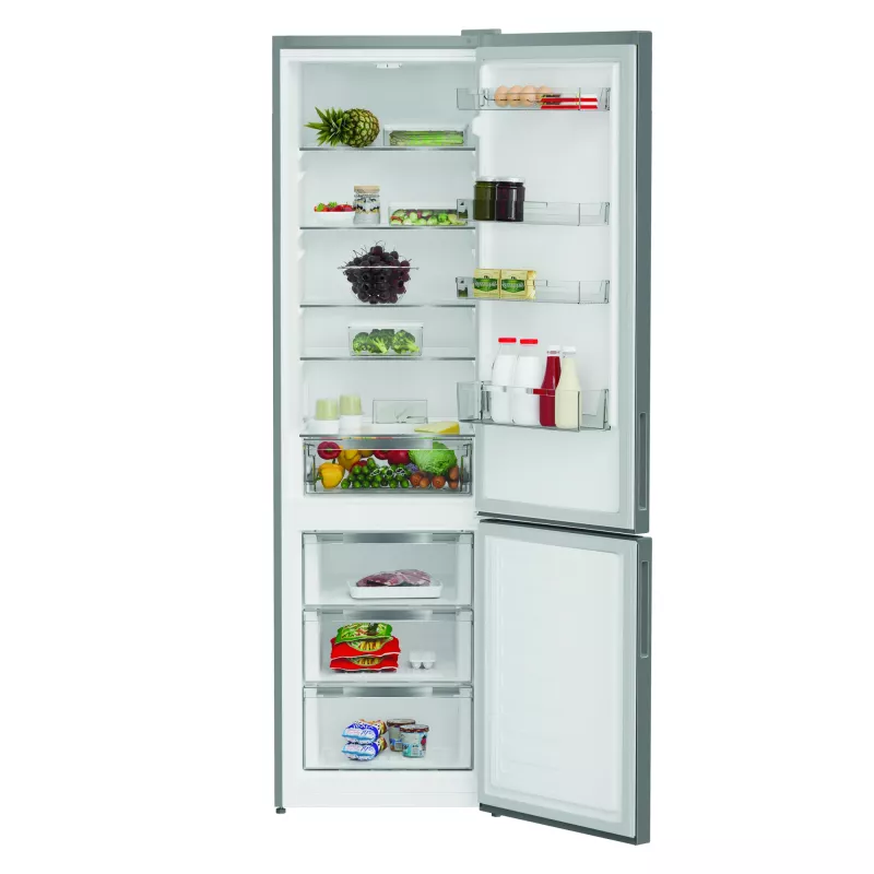 INDESIT INKS 1401 S4E | Enerģijas efektivitātes klase E | Brīvi stāvoša | Kombinētais | Augstums 202,5 cm | Ledusskapja lietderīgā ietilpība 266 L | Saldētavas lietderīgā ietilpība 120 L | 38 dB | Sudraba