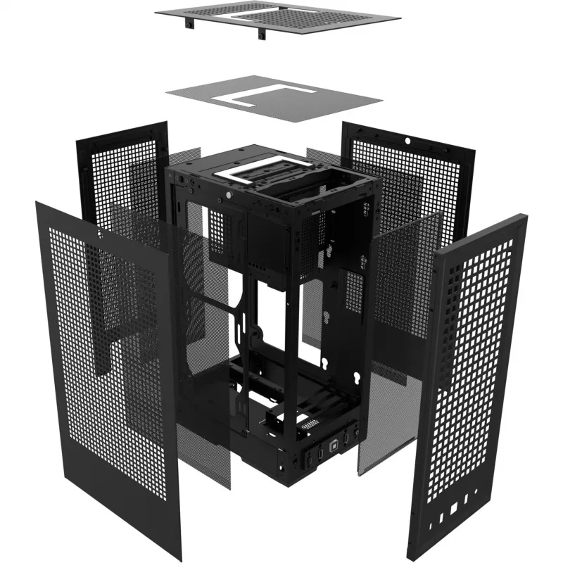 PC Case HYTE Revolt 3 Small Form Factor Melns
