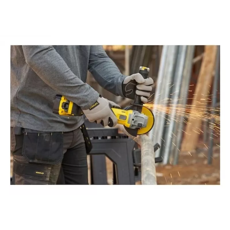 Stanley SFMCG710M1T-QW leņķa slīpmašīna 12.5 cm 8500 RPM 800 W 1.84 kg