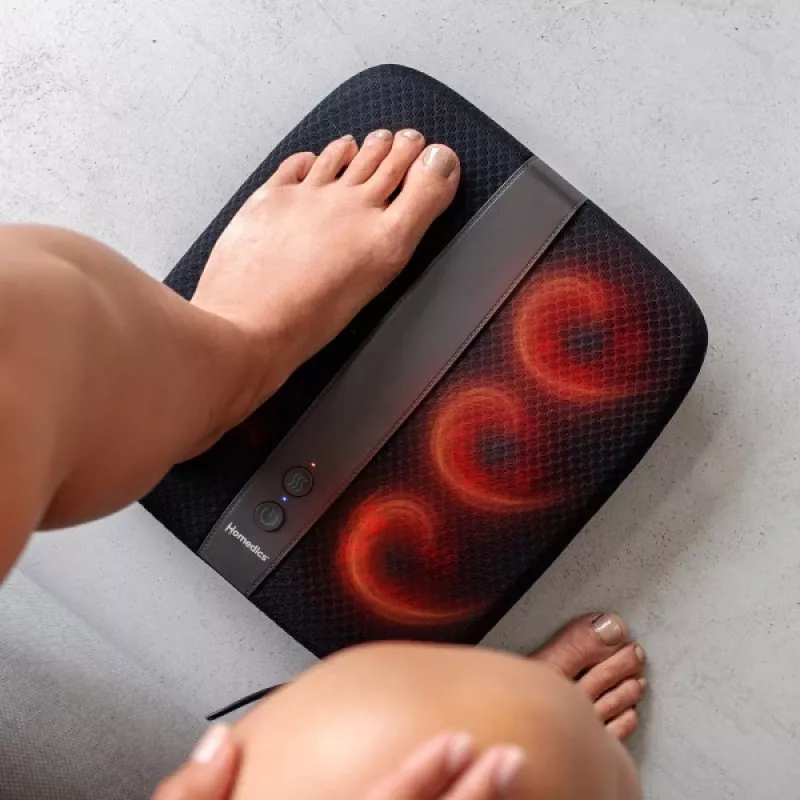 Pēdu masieris HoMedics FM-TS12H-EU Shiatsu Deluxe ar siltuma un mīcīšanas funkcijām