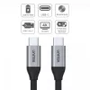 UNITEK C14091ABK USB kabelis USB 3.2 Gen 2 2m USB C Melns