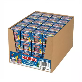 Haribo konfekšu displejs A1805 85g (6×5) Winter Scents – Galda displejs ar 30 paciņām