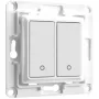 Sienas slēdzis Shelly WS2 2 kanālu Balts — Shelly WS2 pie sienas montējams 2 kanālu Wi‑Fi slēdzis