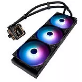 CPU Cooler Thermalright Frozen Warframe 420 Melns ARGB — 140mm ARGB ventilatori, 420mm radiators