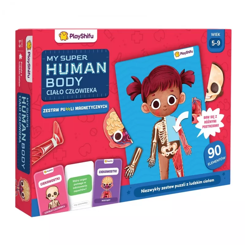 Izglītojošs rotaļu komplekts Dante My Super Human Body — interaktīvs anatomijas mācību komplekts