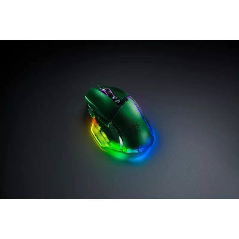 Pele Razer Basilisk V3 Pro 35K RF bezvadu + Bluetooth + USB Type-A