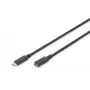 USB Type-C paplašinātāja kabelis Digitus AK-300210-007-S 0,7 m