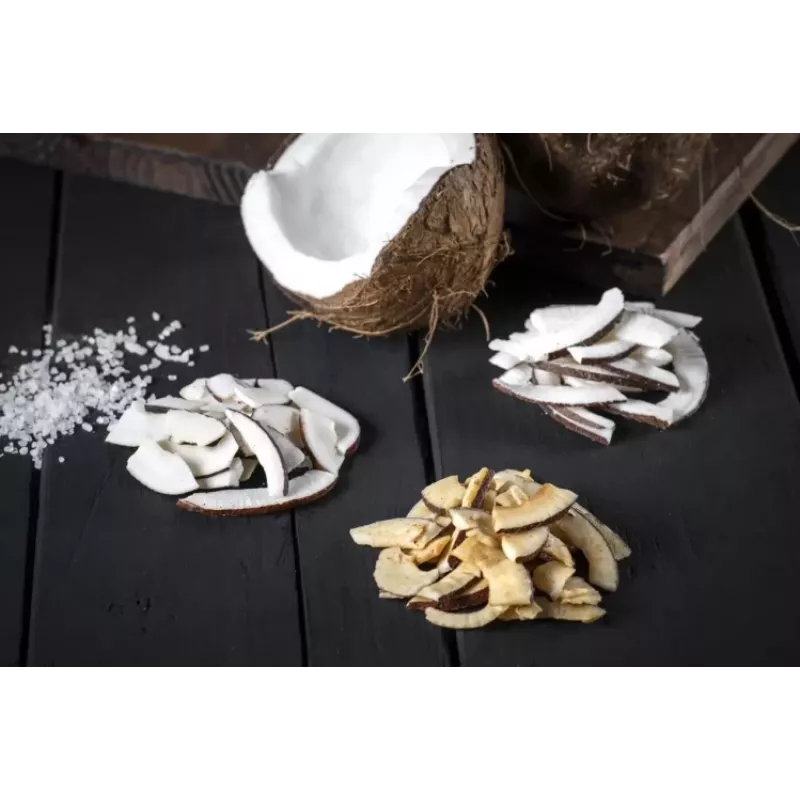 Žāvēts kokosrieksts Eco fresh foods 100 g – smalcināts žāvēts kokosrieksts, 100 g iepakojumā