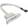 DeLOCK USB 2.0 spraugas kronšteins 0,5 m