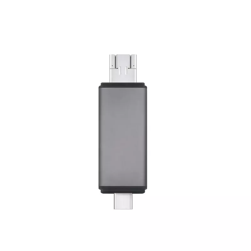 SD karšu lasītājs 3-in-1, USB-C + USB-A 2.0 + Micro USB