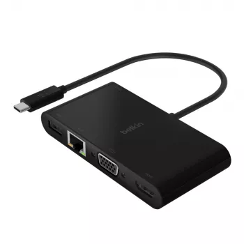 Belkin USB-C Multivides + Uzlādes Adapteris