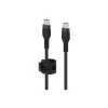 Belkin BOOSTCHARGE PRO Flex USB kabelis 3 m USB 2.0 USB C Melns (CAB011BT3MBK)