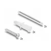 DeLOCK Optiskās šķiedras sadales kārba, 2 x SC Simplex LC Duplex, balta