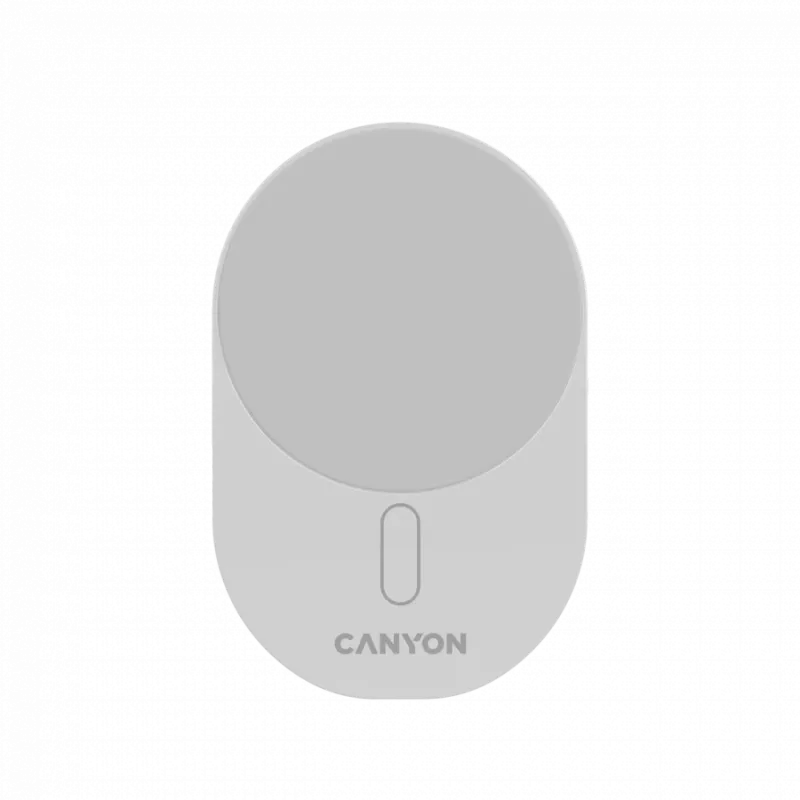 CANYON autolādētājs OnGrip 105 15W Qi2 bezvadu balts