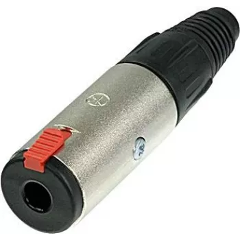 Neutrik NTR-NJ3FC6 - -25 - 70 °C - Melna - Sarkana - Sudraba - EIA RS 453 - IEC 60603-11 - IEC 68-2-20 (NJ3FC6)
